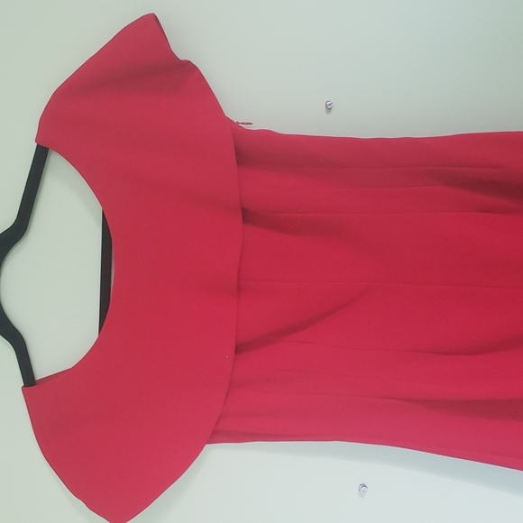 J. Peterman VTG Red Knee Length Dress - Picture 2 of 7